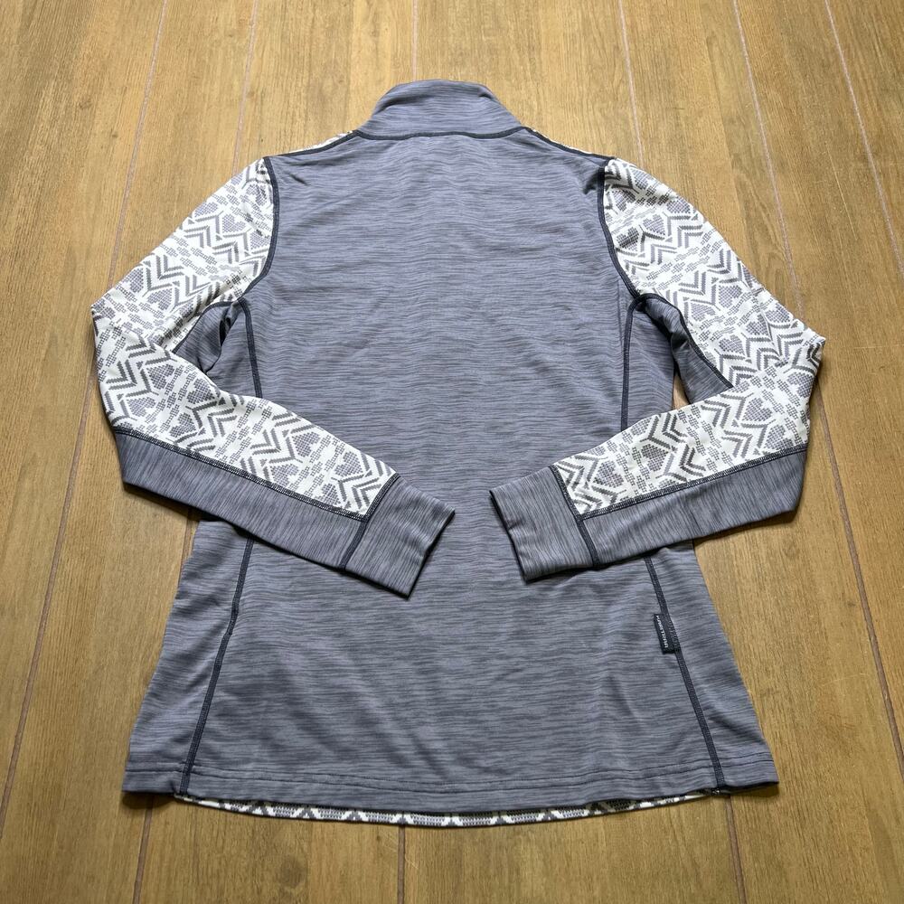 kari traa base layer top Sz M Women’s Quarter Zip Outdoors Activewear gym walk - Picture 7 of 11